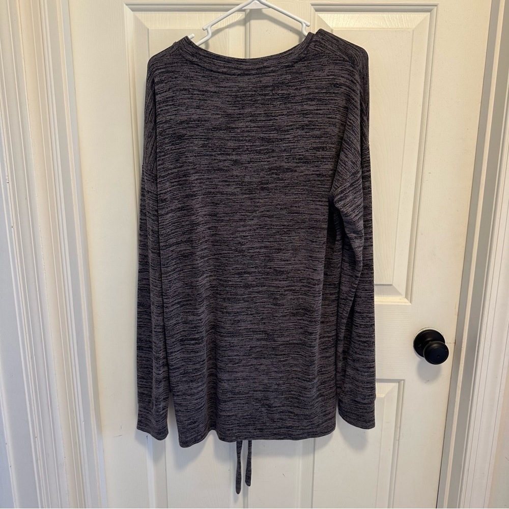 Bobi Sweater Women Long Sleeve Round Neck Lightweight Cinch Size Large - Picture 2 of 5